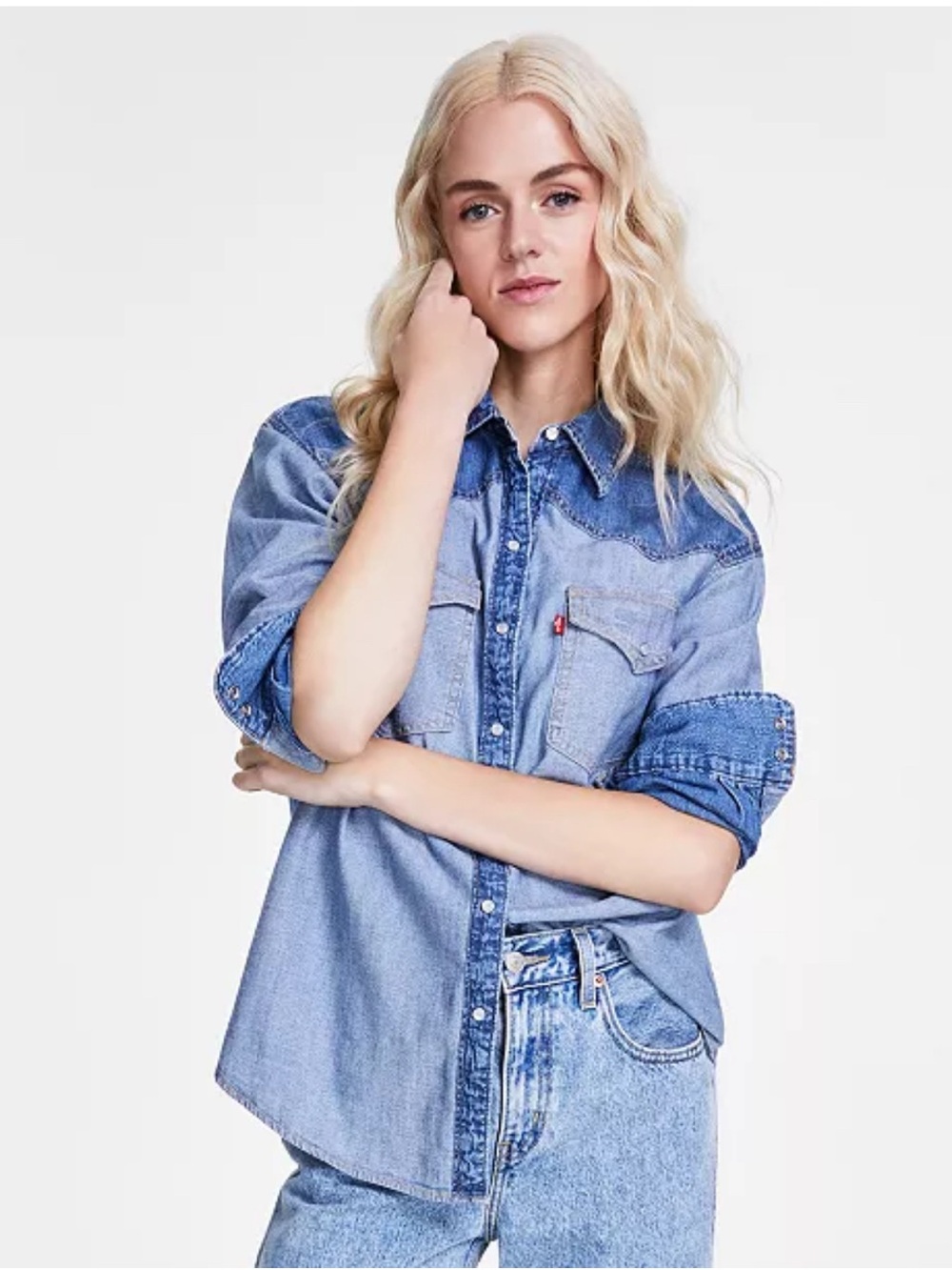 Levi’s Dylan Relaxed Oversized Western Shirt
